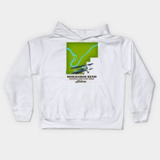 horseshoe bend national military park Kids Hoodie